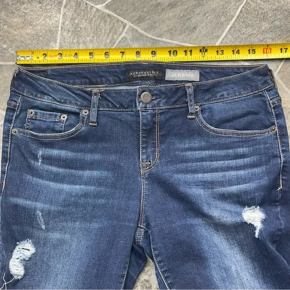 Aeropostale Distressed Jeggings - Picture 8 of 11
